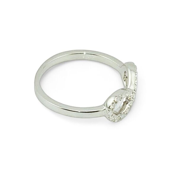 Sterling Silver Infinity CZ Ring - Picture 4 of 6